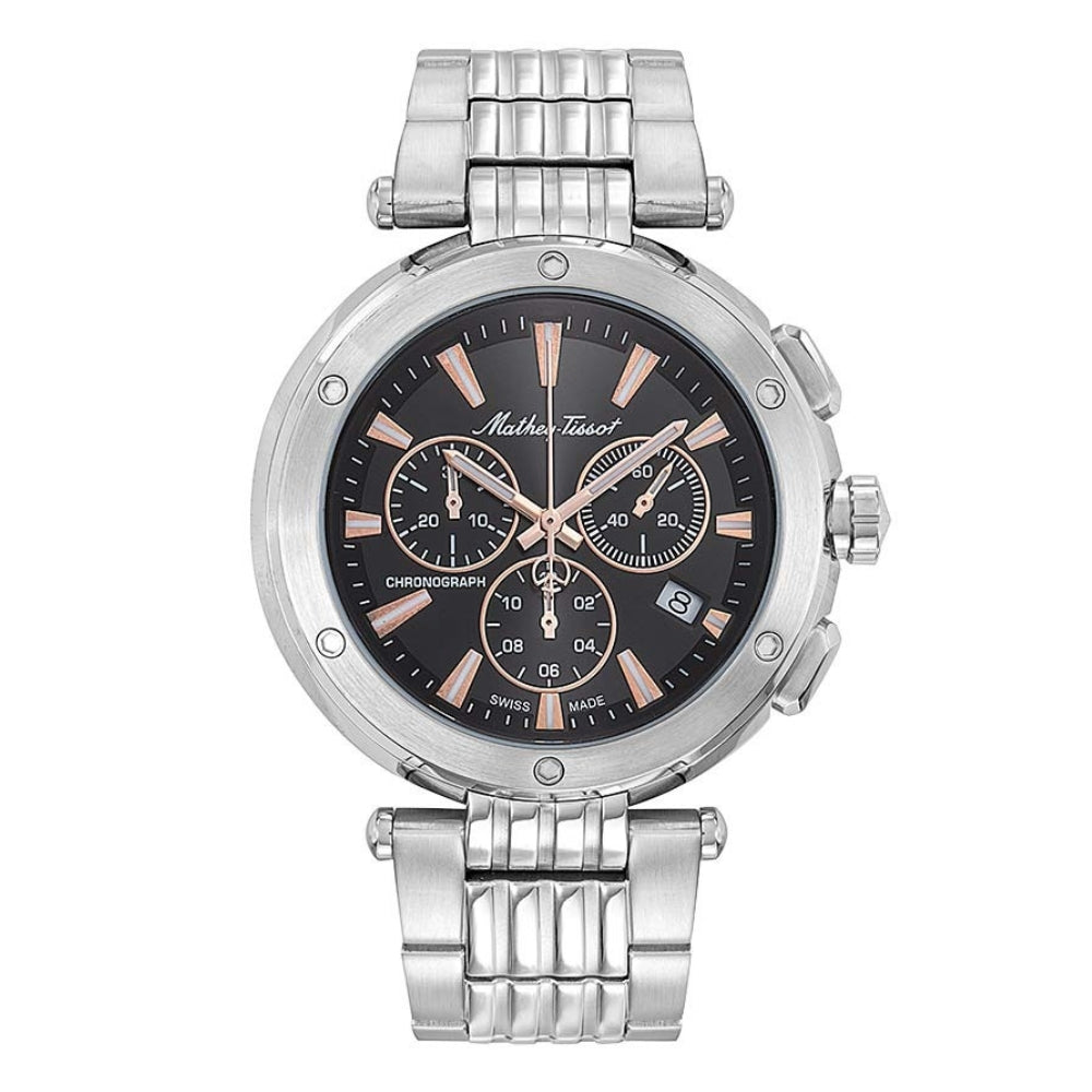 Mathey-Tissot Neptune Chrono Collection Silver H912CH Series Men's Watch