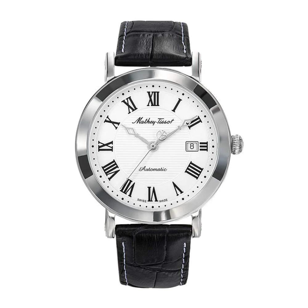 Mathey-Tissot City Big Automatic Collection Sapphire Crystal Stainless Steel Men's Watch