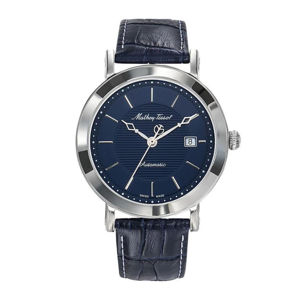 Mathey-Tissot City Big Automatic Collection Sapphire Crystal Stainless Steel Men's Watch