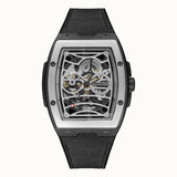 Ingersoll The Challenger Skeleton Dial Black Rubber Strap Men Watch I12306