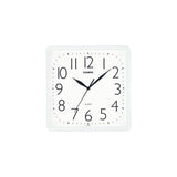 Casio Analog White Dial Square Wall Clock IQ-06-7D-P