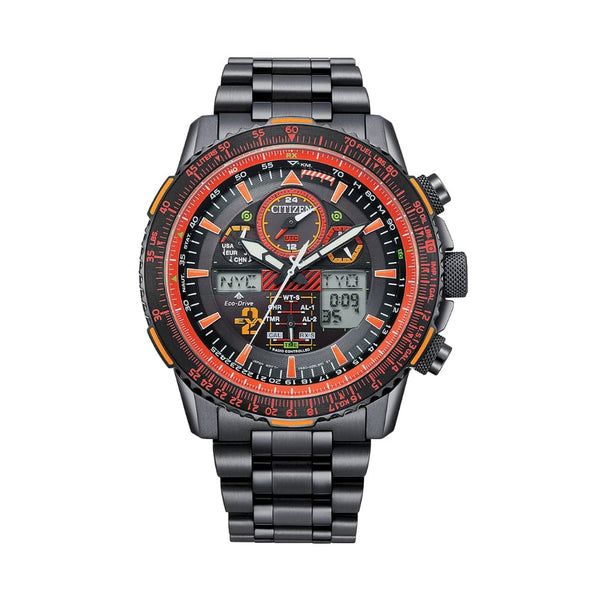 Best online shopping sites  Hook & Gaff Sportfisher II Blue Moonphase -  Orange Dive Strap Watches 