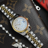 Aries Gold Two-Tone Stainless Steel Strap Women Watch L 1070 2TG-NUM