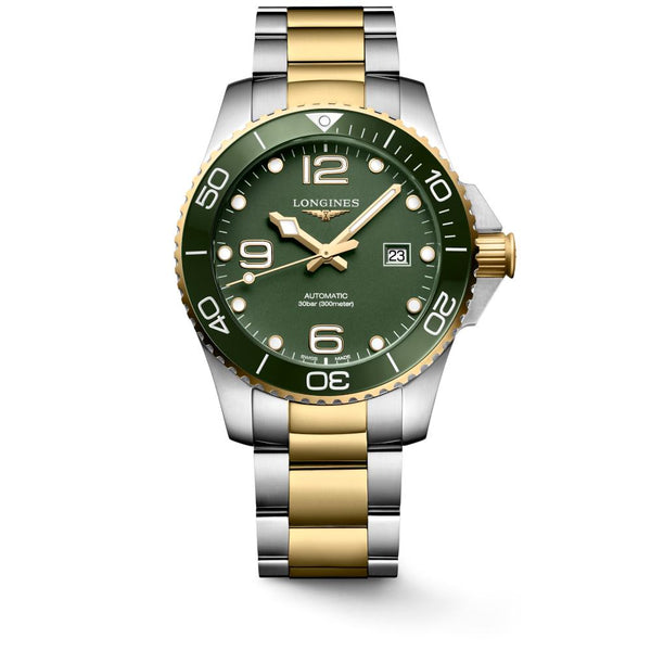 Longines HydroConquest Automatic Green Matt Dial Stainless Steel Men's WatchL37823067