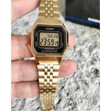 CASIO GENERAL LA680WGA-1DF DIGITAL QUARTZ GOLD STAINLESS STEEL WOMEN'S WATCH - H2 Hub Watches