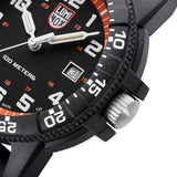 Luminox Leatherback Sea Turtle Giant Black Rubber Strap Men Watch LM0329.1