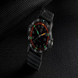 Luminox Leatherback Sea Turtle Giant Black Rubber Strap Men Watch LM0329.1