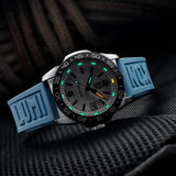 Luminox Pacific Diver Ripple Series Blue Rubber Strap Men Watch LM3124.M