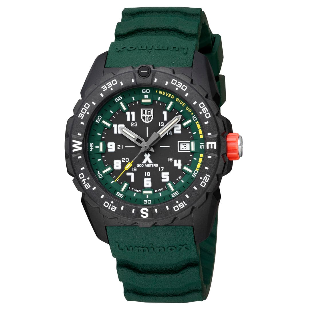 Luminox Bear Grylls Survival Mountain Green Rubber Strap Men Watch LM3 ...