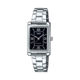 Casio General Analog Black Dial Stainless Steel Women's Watch LTP-1234DD-1ADF