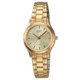 Casio General Gold Stainless Steel Strap Women Watch LTP-1275G-9ADF