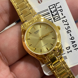 Casio General Gold Stainless Steel Strap Women Watch LTP-1275G-9ADF