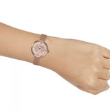 Casio General Pink Gold Stainless Steel Strap Women Watch LTP-E154MPG-4ADF-P