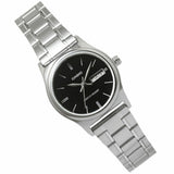 Casio General Black Dial Silver Stainless Steel Strap Women Watch LTP-V006D-1B2UDF-P