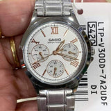 Casio General Chronograph Silver Stainless Steel Strap Women Watch LTP-V300D-7A2UDF-P