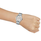 Casio General Chronograph Silver Stainless Steel Strap Women Watch LTP-V300D-7A2UDF-P