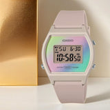 Casio General Digital Pink Resin Strap Women Watch LW-205H-4ADF