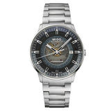 Mido Commander Gradient Grey Stainless Steel Strap Men Watch M0214071141101