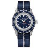 Mido Ocean Star GMT Blue Dial Silver Stainless Steel Strap Men Watch M0268291804100