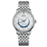 Mido Baroncelli Smiling Moon Silver Stainless Steel Strap Men Watch M0274071101001