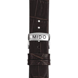 Mido Baroncelli Chronometer Brown Leather Strap Men Watch M0274081606100