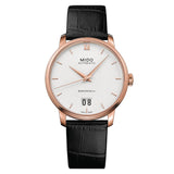 Mido Baroncelli Brown Leather Strap Men Watch M0274263601800