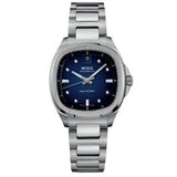 Mido Multifort Blue Dial Silver Stainless Steel Strap Men Watch M0493071104100