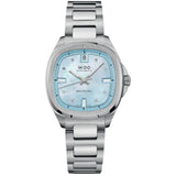 Mido Multifort Blue Dial Silver Stainless Steel Strap Men Watch M0493071113600