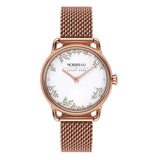 August Berg X Morris & Co. Rose Gold Milanese Strap Women Watch M1LIE0926A20MRG (26mm)