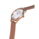 August Berg X Morris & Co. Rose Gold Milanese Strap Women Watch M1LIE0926A20MRG (26mm)