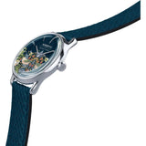 August Berg Indigo Morris & Co Blue Fabric Strap Unisex Watch M1ST0530E16VID