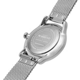 August Berg X Morris & Co. Silver Milanese Strap Unisex Watch M1ST0530E20MSL (30mm)