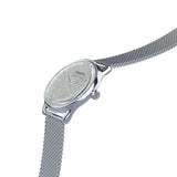 August Berg X Morris & Co. Silver Milanese Strap Unisex Watch M1WB0530E20MSL