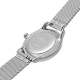 August Berg X Morris & Co. Silver Milanese Strap Unisex Watch M1WB0530E20MSL