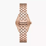 EMPORIO ARMANI AR11615 THREE-HAND DATE ROSE GOLD STAINLESS STEEL WATCH