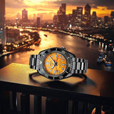 SEIKO THAILAND PROSPEX LIMITED EDITION ORANGE DIAL WATCH SPB487J1