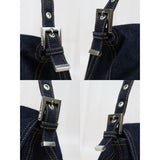 Fendi 25022014 Denim Baguette (Very Good Condition)