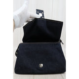 Fendi 25022014 Denim Baguette (Very Good Condition)