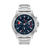 TOMMY HILFIGER BRYAN NAVY DIAL STEEL WATCH 1792113