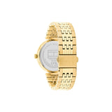 TOMMY HILFIGER SOPHIA IONIC THIN PLATED GOLD STEEL WATCH 1782697