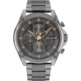 TOMMY HILFIGER GRAY STAINLESS STEEL WATCH 1710657