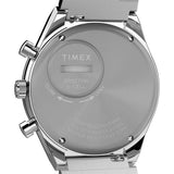 TIMEX Q CHRONOGRAPH 40mm NAVY STAINLESS STEEL WATCH TW2W51600