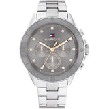 TOMMY HILFIGER GREY SILVER STEEL WATCH 1782742