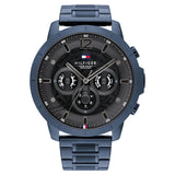 TOMMY HILFIGER BLUE STEEL GRAY DIAL MULTI-FUNCTION WATCH 1710493