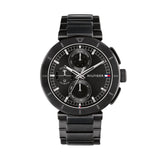 TOMMY HILFIGER LORENZO ALL BLACK STAINLESS STEEL WATCH 1792119