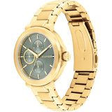 TOMMY HILFIGER LORI GOLD PLATED STEEL WATCH 1782755