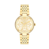 TOMMY HILFIGER SOPHIA IONIC THIN PLATED GOLD STEEL WATCH 1782697