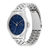 TOMMY HILFIGER NORRIS BLUE SILVER STAINLESS STEEL WATCH 1710630