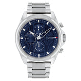 TOMMY HILFIGER NAVY BLUE DIAL STAINLESS STEEL WATCH 1710656