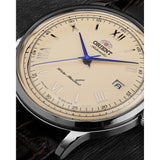 ORIENT BAMBINO TAC00009N0 CHAMPAGNE DIAL LEATHER WATCH